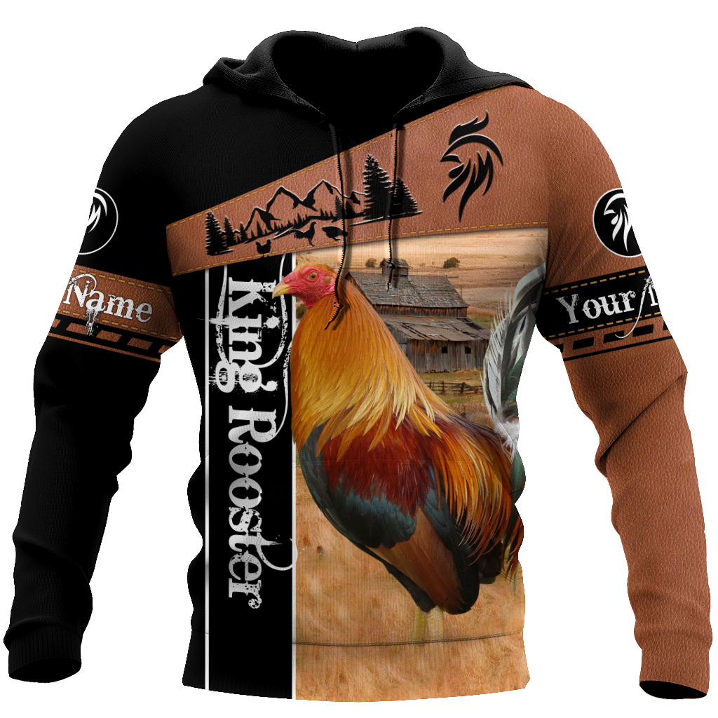 Personalized King Rooster 3D Printed Unisex Shirts SN27042103
