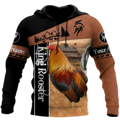 Personalized King Rooster 3D Printed Unisex Shirts SN27042103