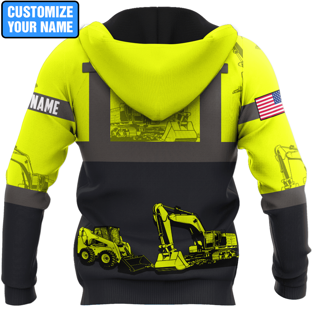 Custom Name XT Excavator 3D Printed Shirts DD27052103