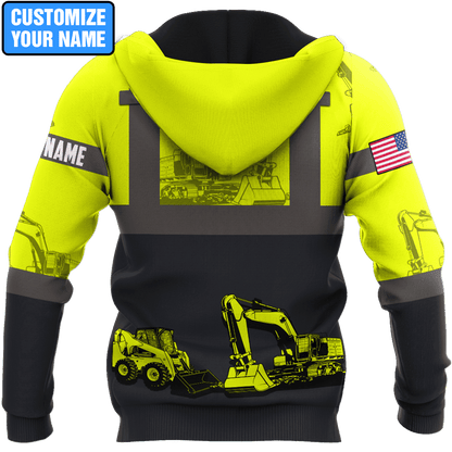 Custom Name XT Excavator 3D Printed Shirts DD27052103