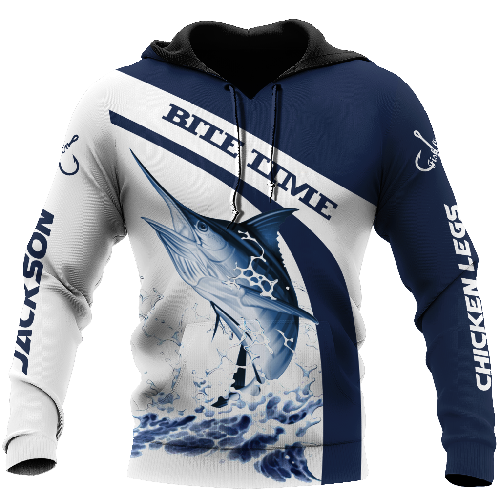 Bite-Time Fishing 3s print Hoodie
