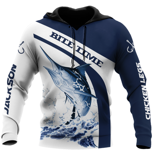 Bite-Time Fishing 3s print Hoodie