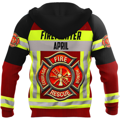 April Firefighter Hoodie For Men And Women MH28012104