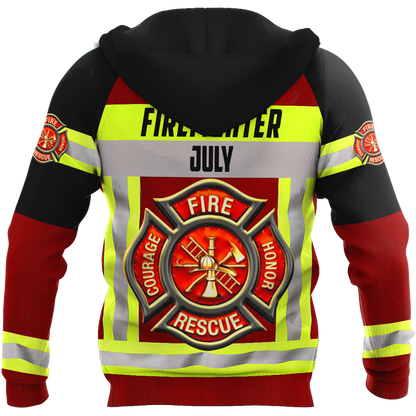 July Firefighter Hoodie For Men And Women MH28012107