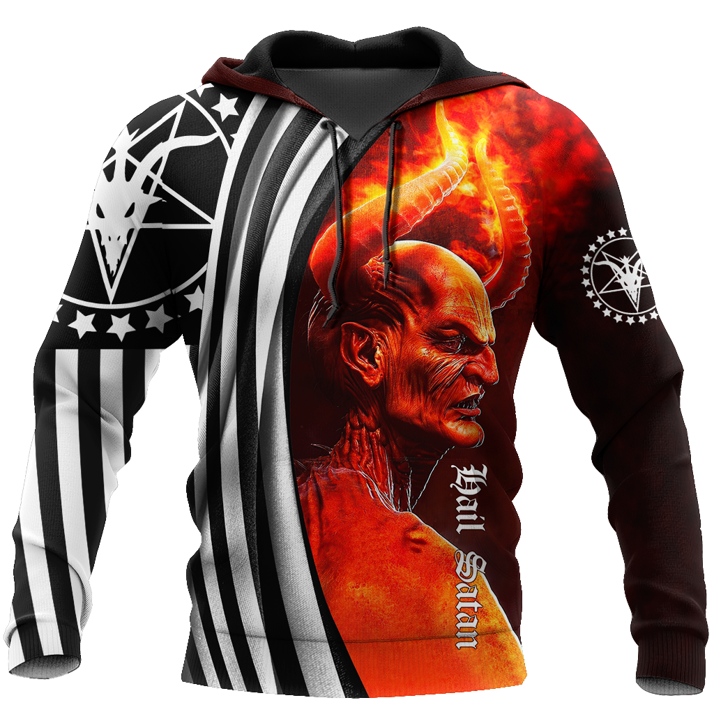 3D All Over Printed Satanic Evil Unisex Shirts
