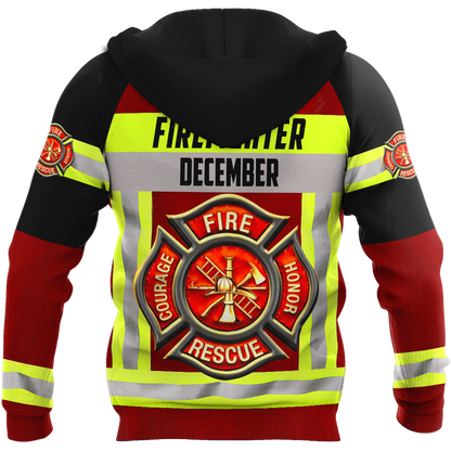 December Firefighter Hoodie For Men And Women MH28012112