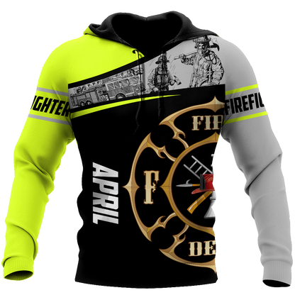 April Firefighter Hoodie For Men And Women MH28012116
