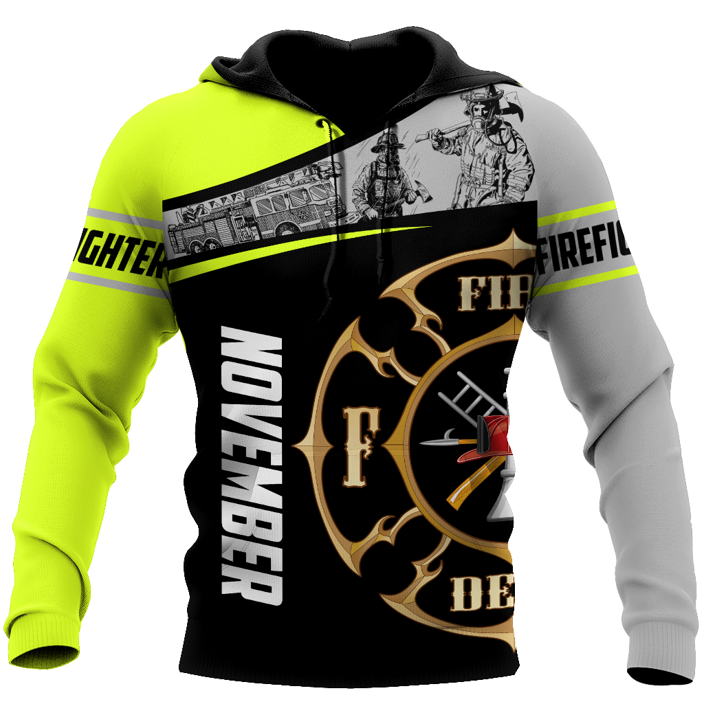 November Firefighter Hoodie For Men And Women MH28012123