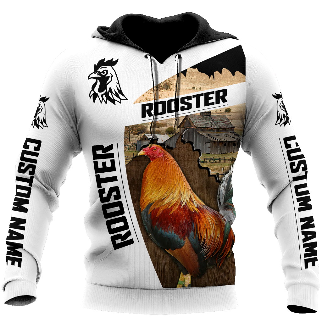 Personalized Rooster 3D Printed Unisex Shirts MH28042101.S1