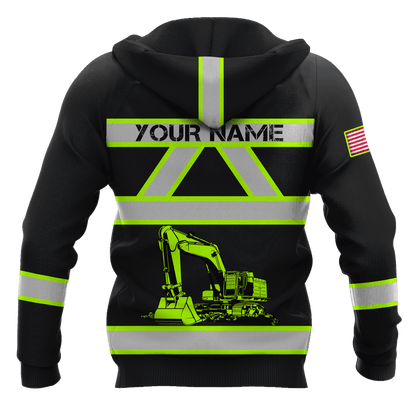 Custom Name XT Excavator 3D Printed Shirts