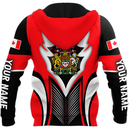 Personalized Name XT Canada Coat of Arm 3D Printed Shirts NTN29032101