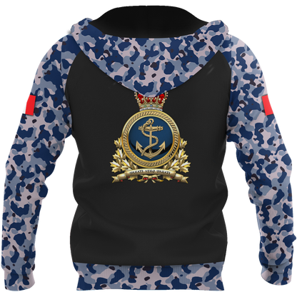 Personalized Name XT Canadian Navy 3D All Over Printed Shirts PD29032101