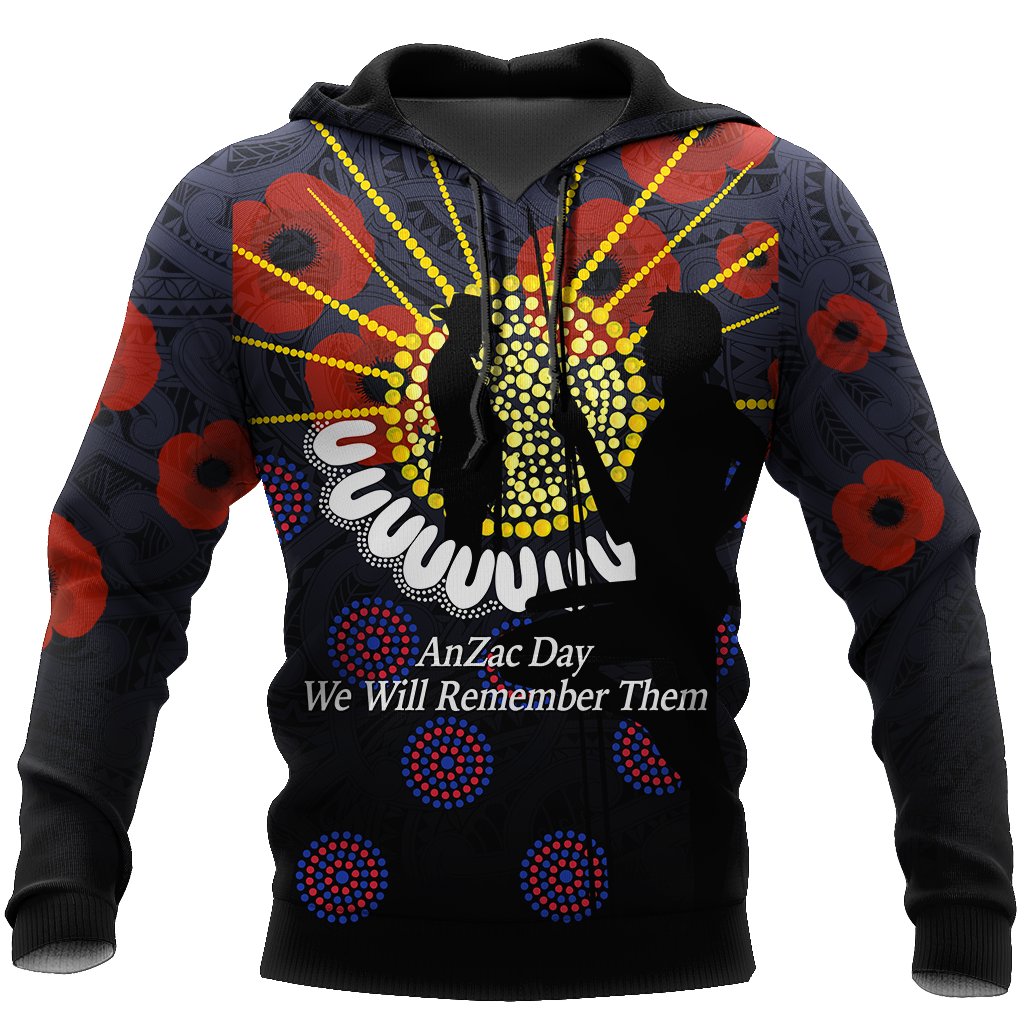 Premium New Zealand Maori And Australia Aboriginal Anzac Day 3D Printed Unisex Shirts TN DD29032101