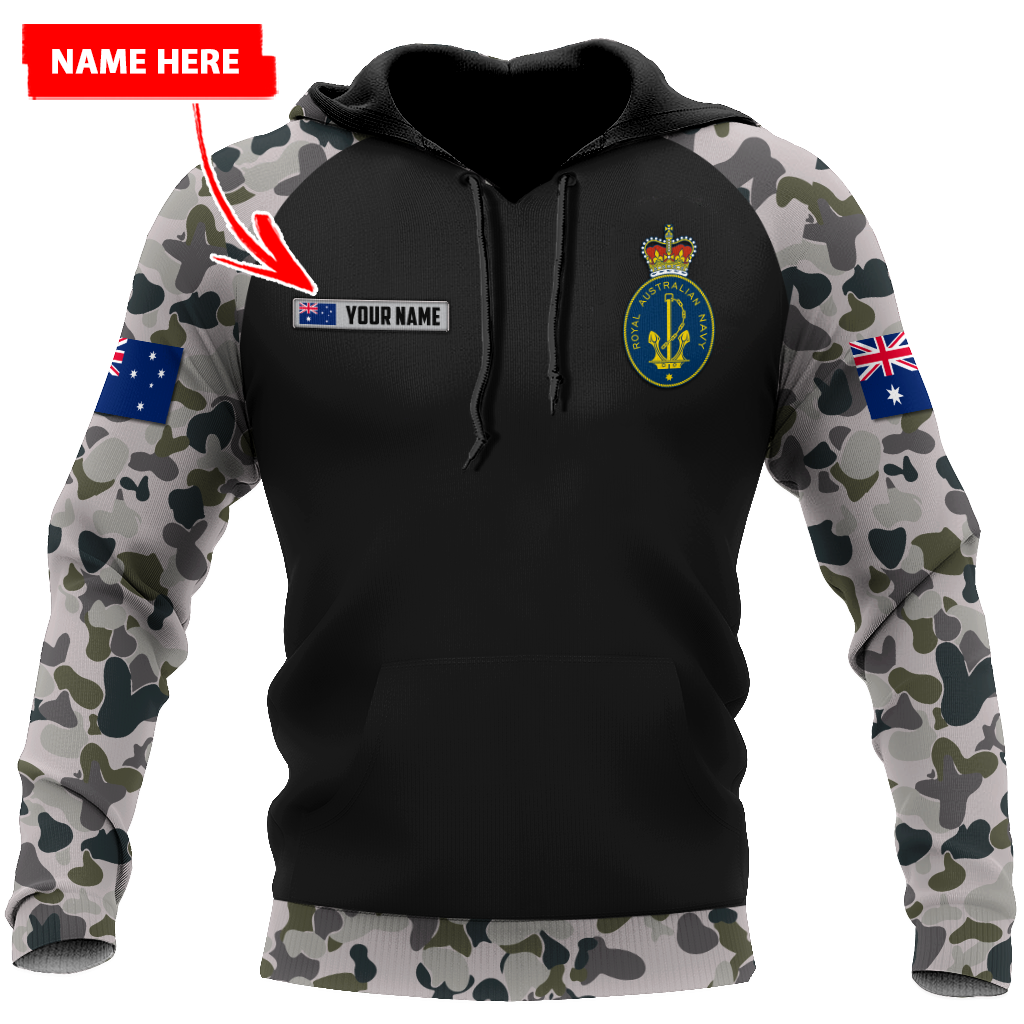 Personalized Royal Australian Navy 3D Printed Unisex Shirts TN PD29032104