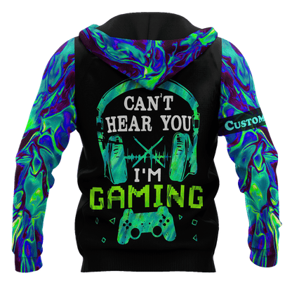 Can't Hear You I'm Gaming  Personalized Name Pi29042102