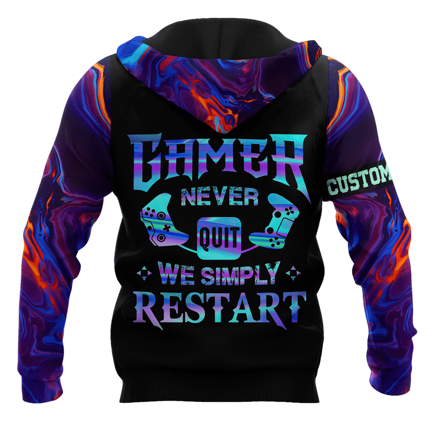 Gamer never Quilt Personalized Name Pi29042103