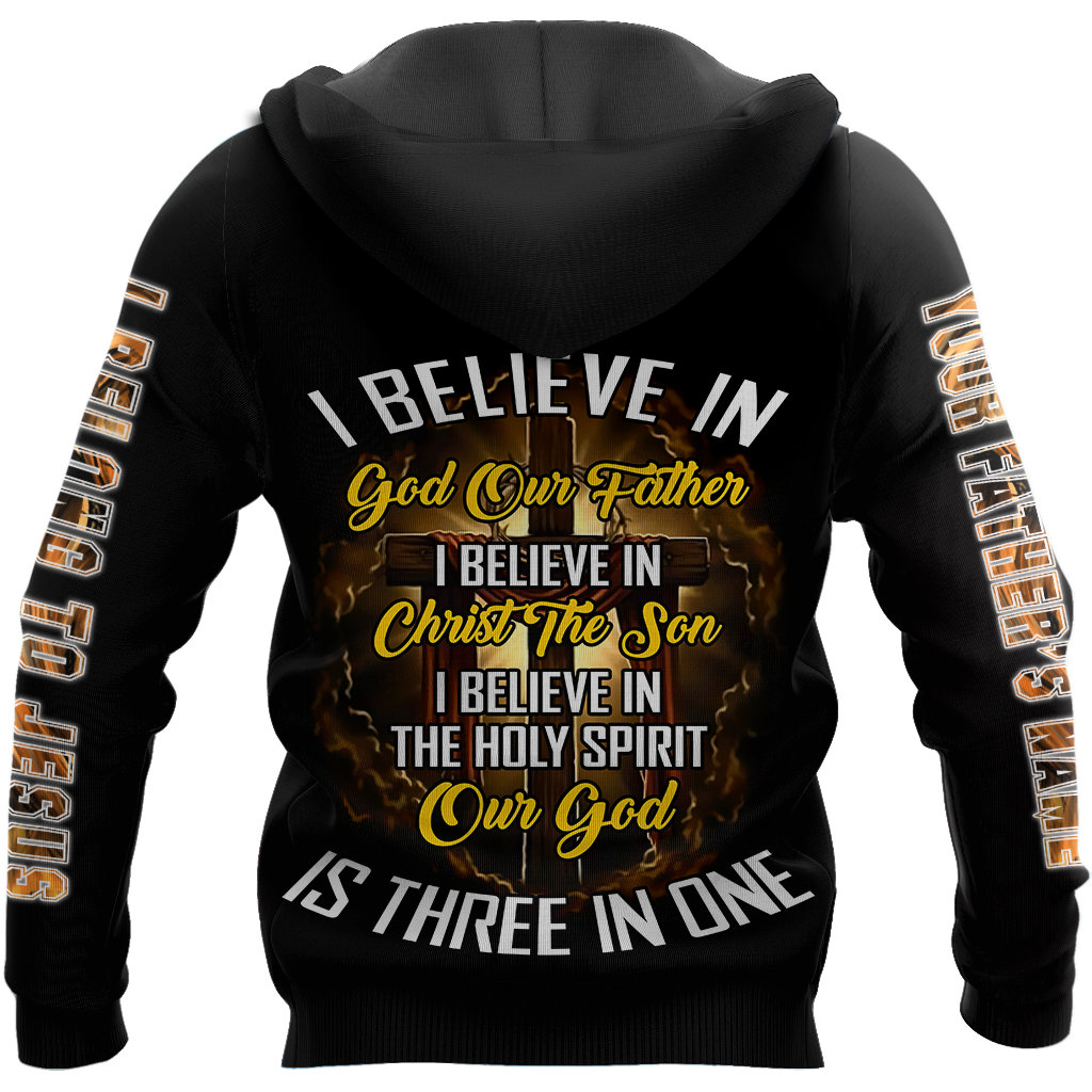 Jesus Father'day Persionalized Your Name 3D All Over Printed Shirts JJ29052101 KT