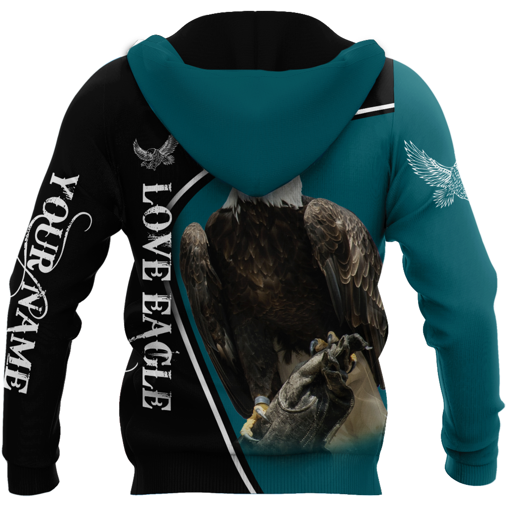 Personalized Name Eagle 3D All Over Printed Shirts For Men and Women