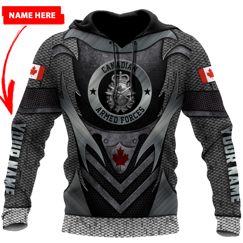 Personalized Name XT Canadian Armed Forces 3D Printed Clothes PD30032102