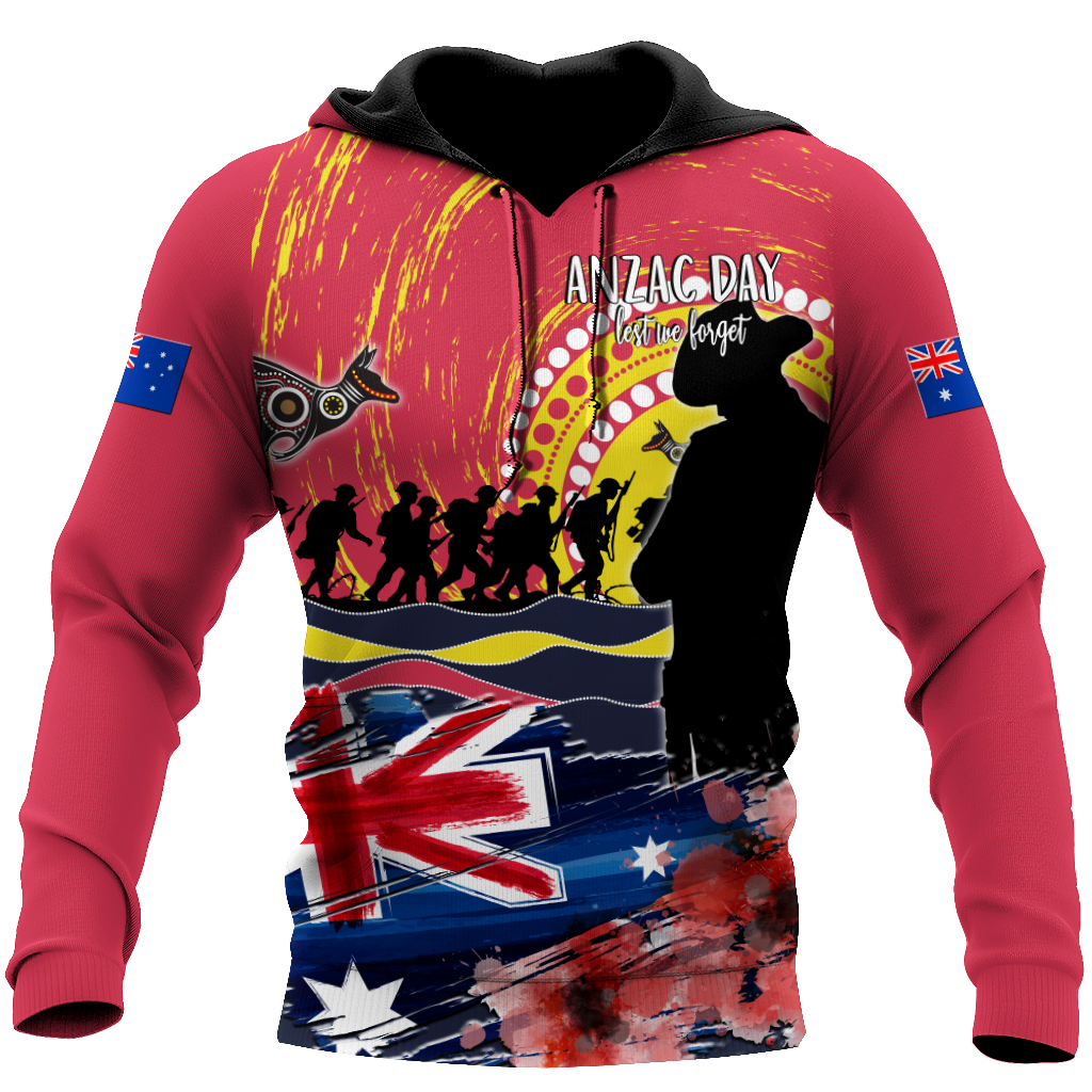 Australian Aboriginal Anzac Day 3D Printed Unisex Shirts TN SN30032103