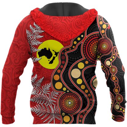 New Zealand Maori And Australia Aboriginal We Are Family 3D Printed Unisex Shirts TN