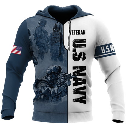 US Navy 3D All Over Printed Unisex Shirts