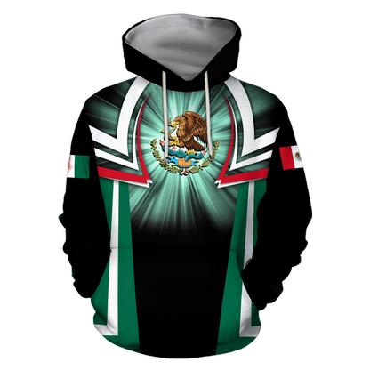 Mexico 3D All Over Printed Unisex Hoodie
