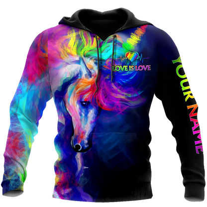 Custom Name XT Love is Love 3D Printed Shirt TNA31052102VH