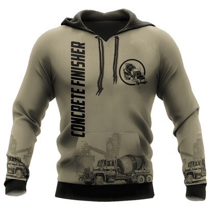 Legend Concrete Finisher 3D printed shirts
