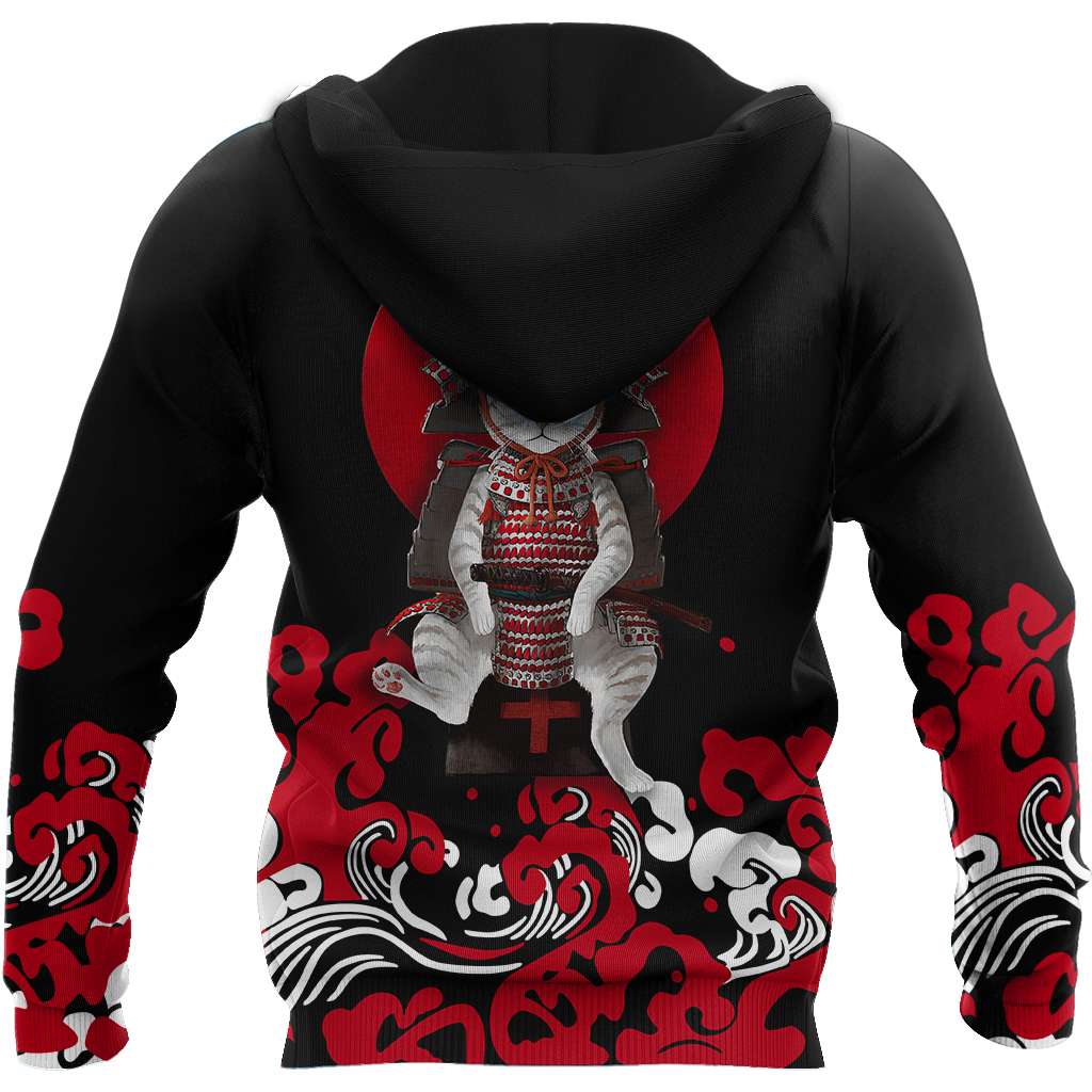 Cat Samurai 3D All Over Printed Unisex Shirts