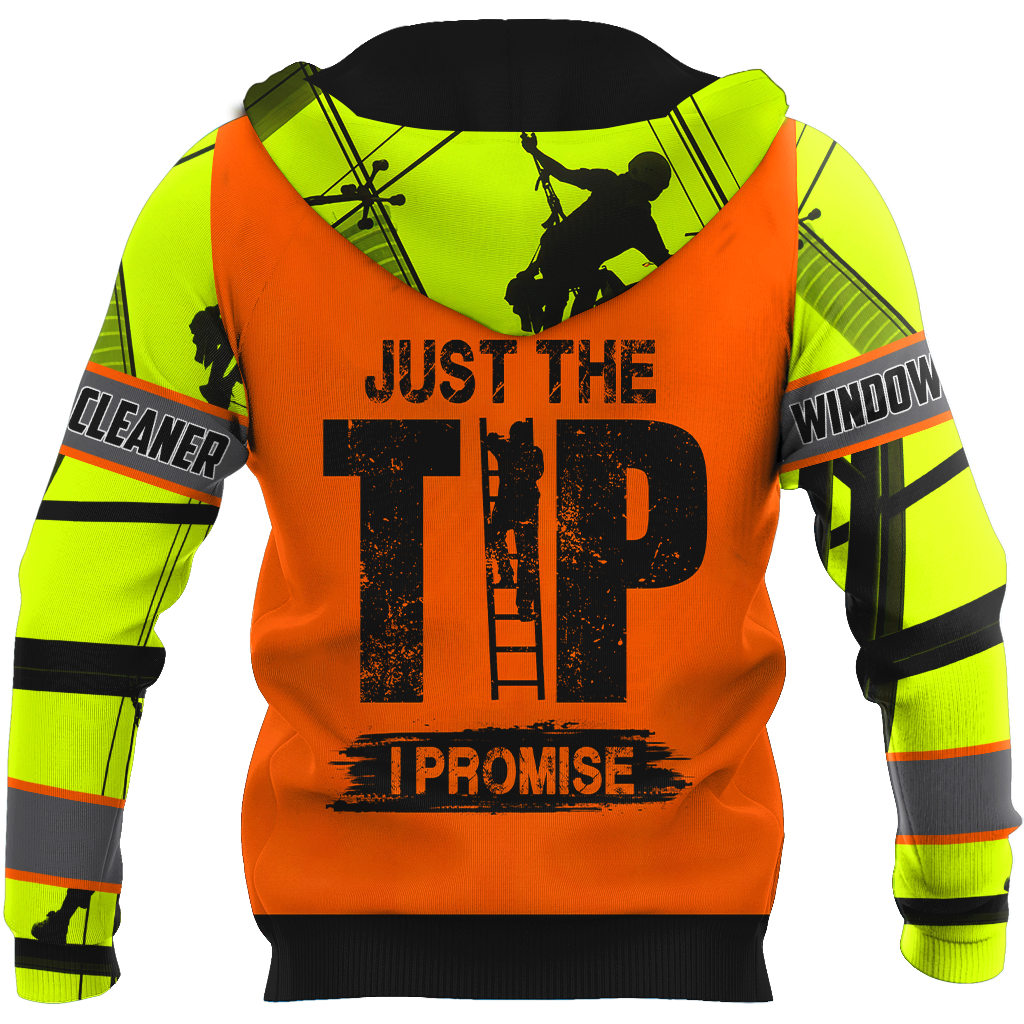 Premium Personalized 3D Printed Window Cleaner Shirts Just The Tip MEI