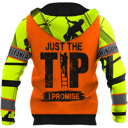 Premium Personalized 3D Printed Window Cleaner Shirts Just The Tip MEI