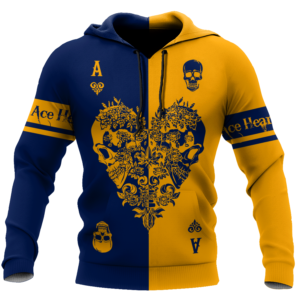 Ace Heart 3D All Over Printed Unisex Shirts