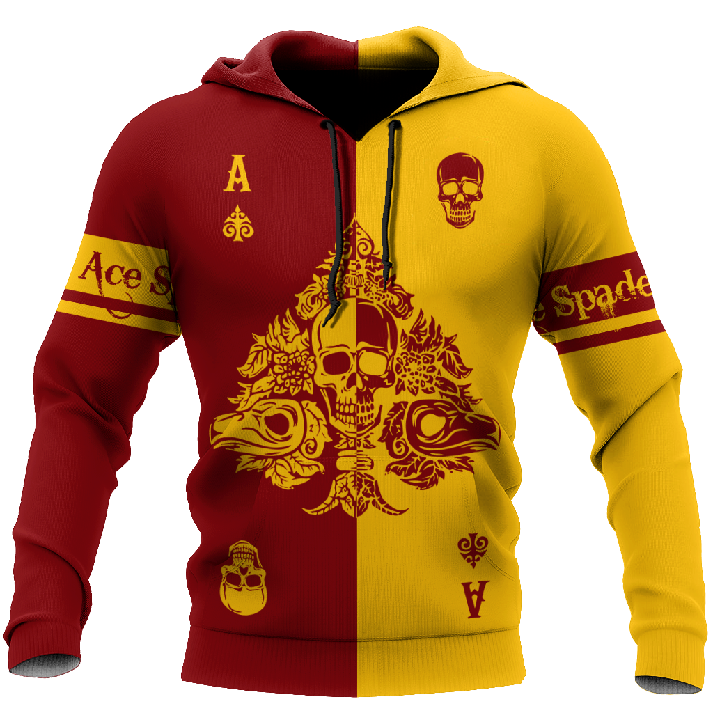 Ace Spade 3D All Over Printed Unisex Shirts