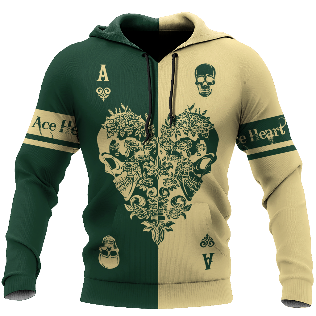 Ace Heart 3D All Over Printed Unisex Shirts