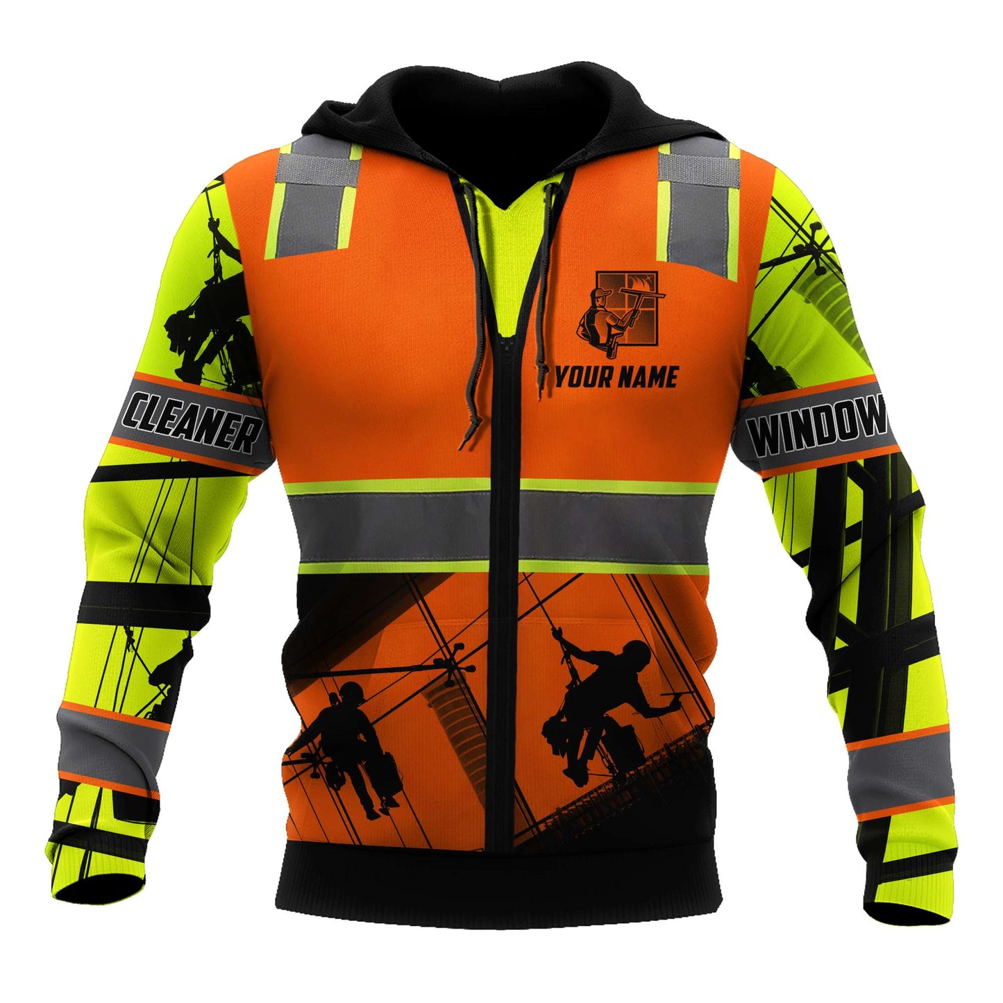 Premium Personalized 3D Printed Window Cleaner Shirts Just The Tip MEI