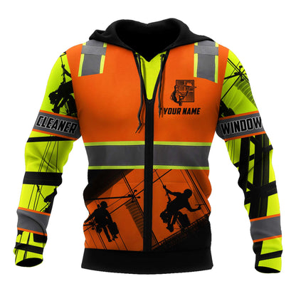 Premium Personalized 3D Printed Window Cleaner Shirts Just The Tip MEI