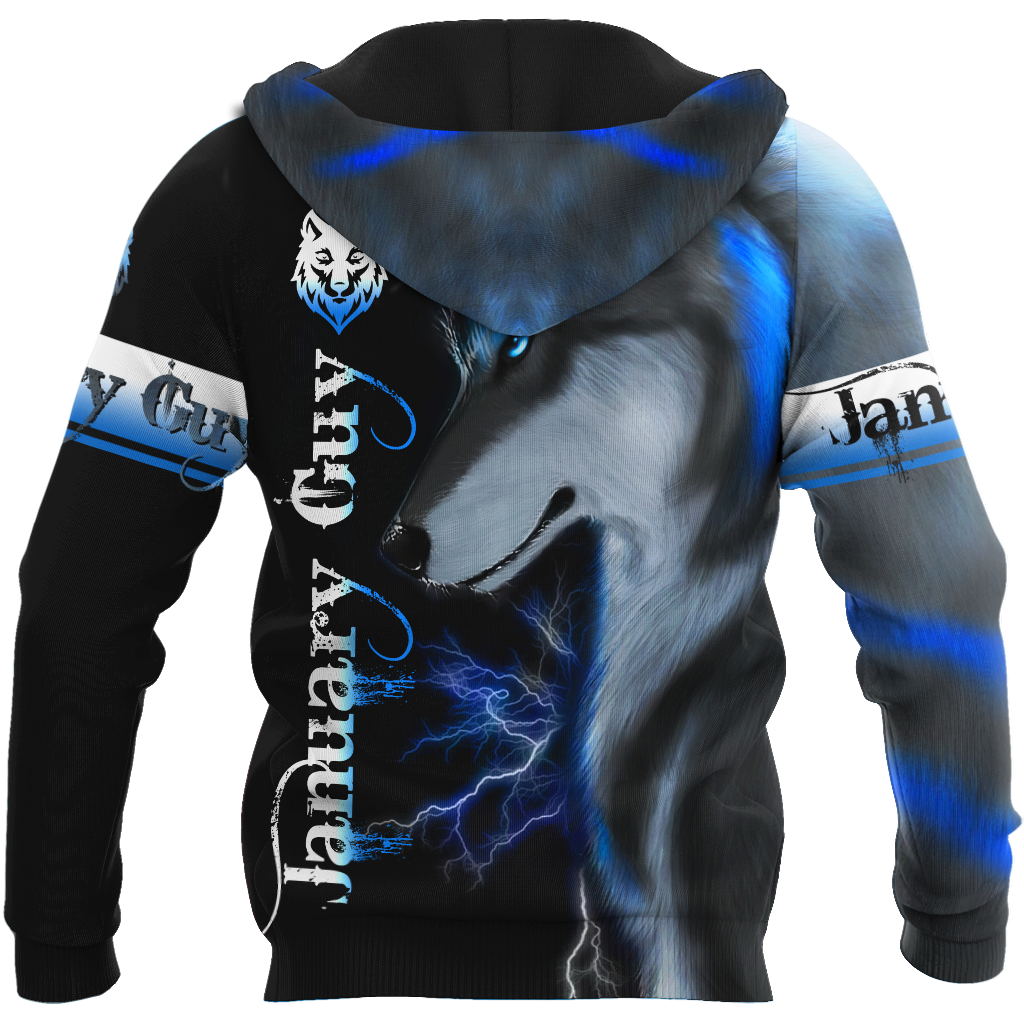 January Guy Wolf 3D Printed Unisex Shirts TN