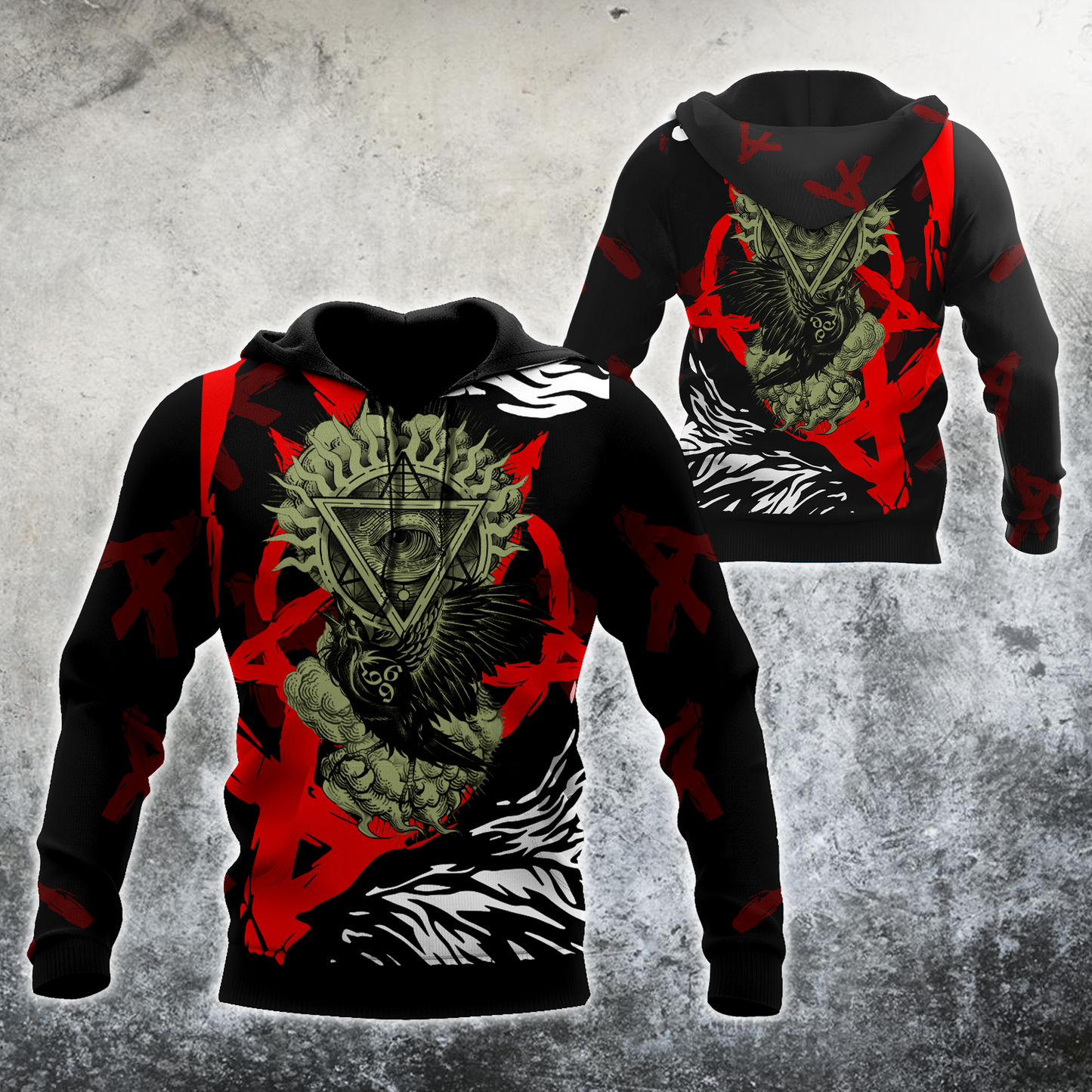 Skull Satanic Hoodie For Men And Women MH12012101