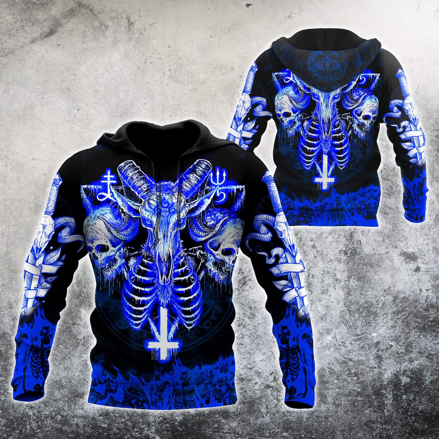 Skull Satanic Hoodie For Men And Women MH12012103