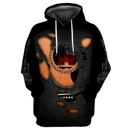 Guitar Musical Instruments All Over Printed Unisex Shirts