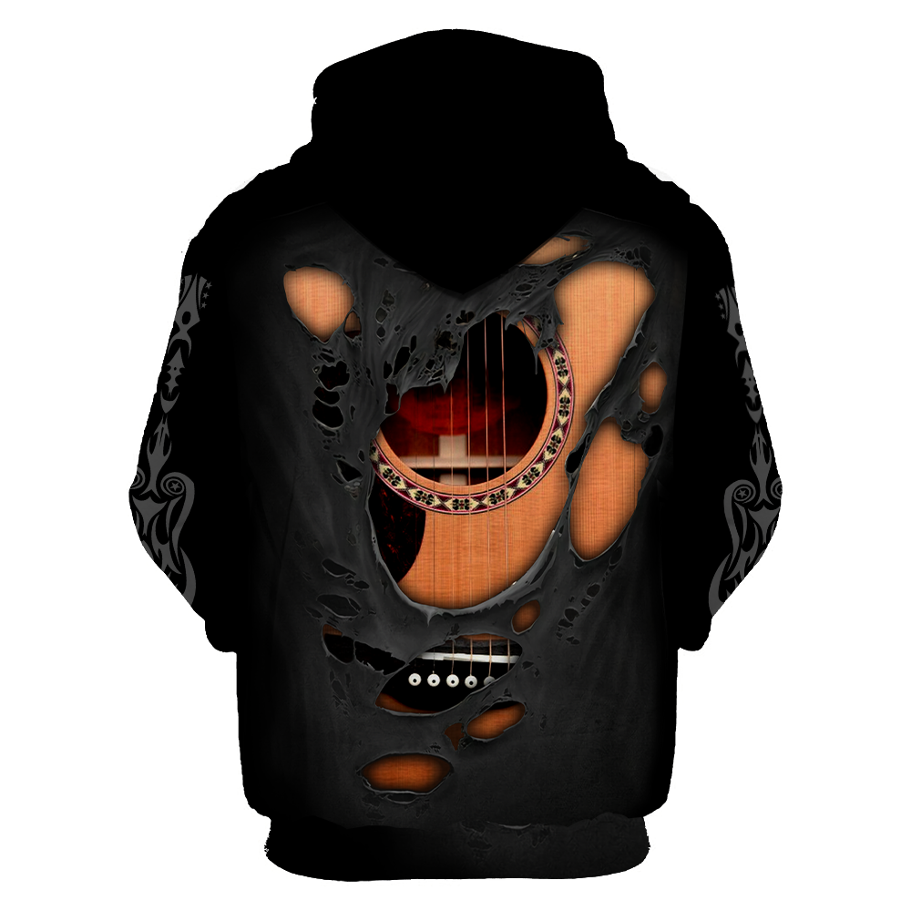 Guitar Musical Instruments All Over Printed Unisex Shirts