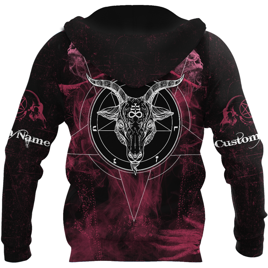 3D All Over Printed  Satanic Unisex Shirts Custom Name XT PD02022101