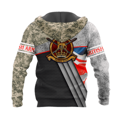 British Army 3D All Over Printed Unisex Shirts