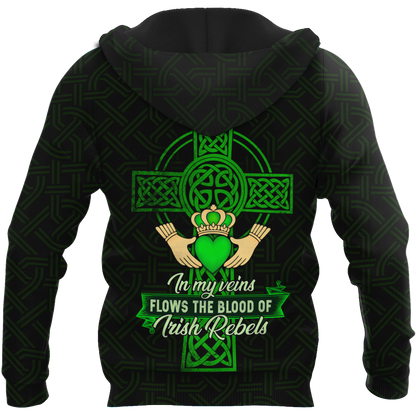 Irish Rebels 3D All Over Printed Shirts For Men and Women