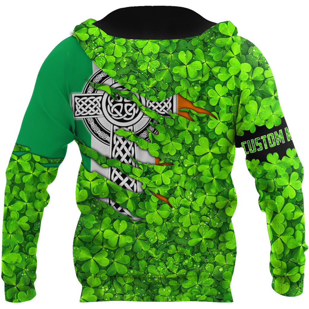 Premium Personalized Name Irish Saint Patrick's Day 3D All Over Printed Unisex Shirts
