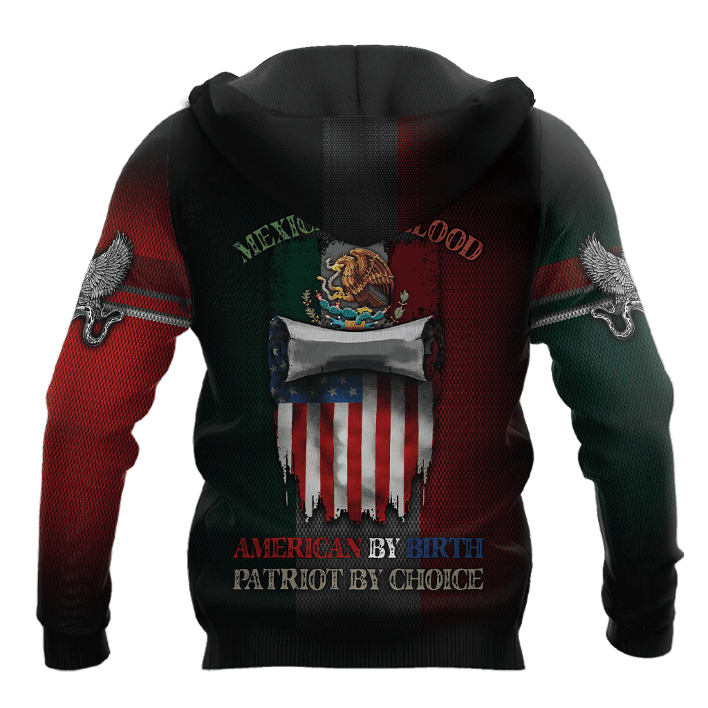 Mexcian By Blood 3D All Over Printed Unisex Shirts