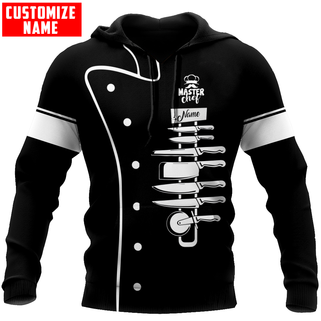 Custom Name Master Chef 3D All Over Printed Unisex Shirts