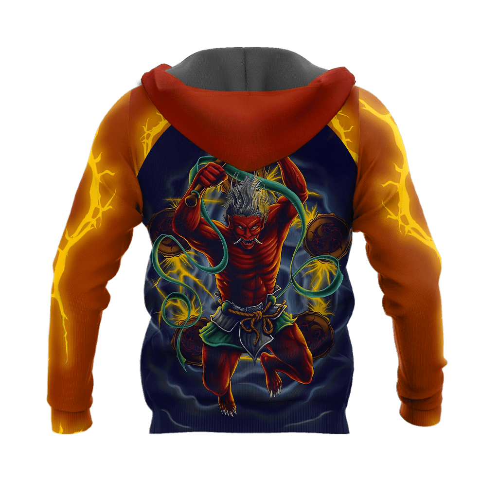 Japan Mythology Raijin 3D All Over Printed Unisex Shirts