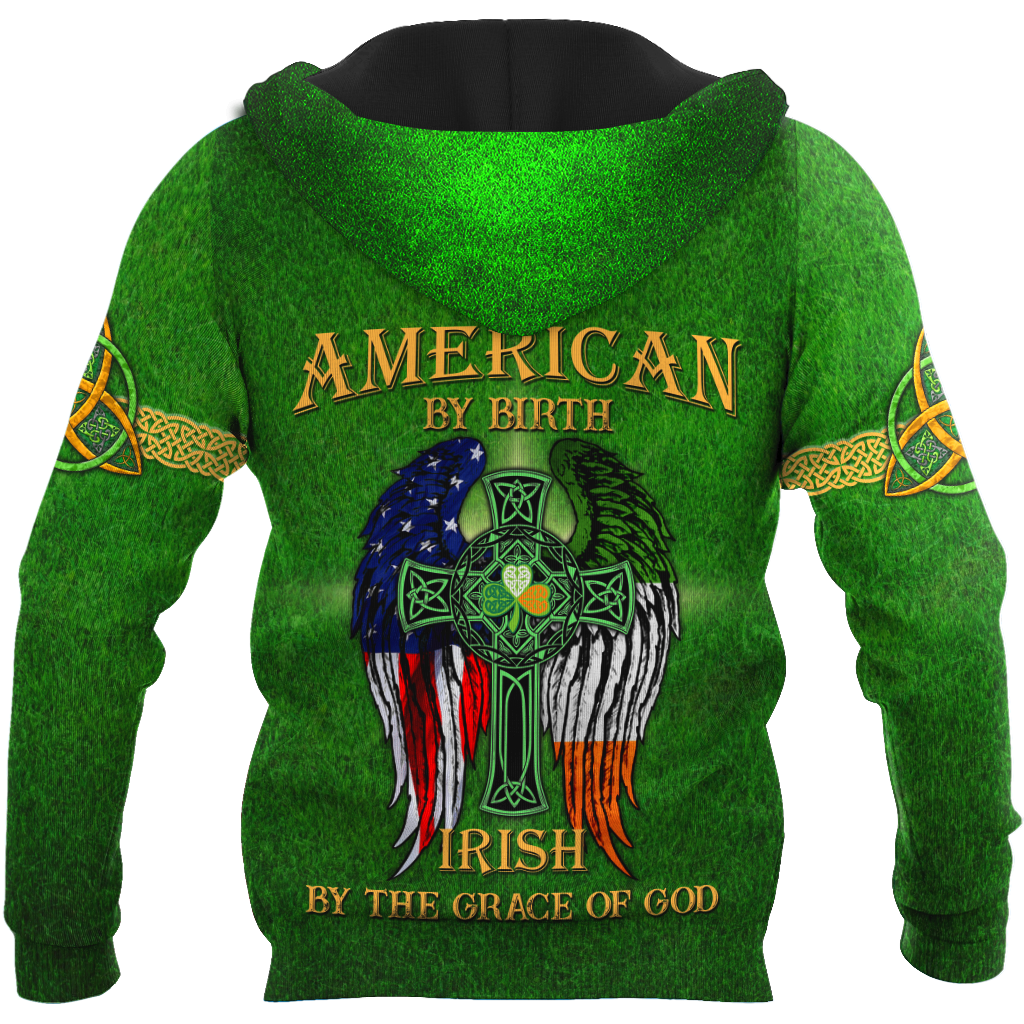 American By Birth - Irish By The Grace Of God 3D All Over Printed Unisex Shirts DQB02012101
